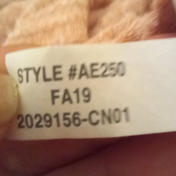 J.Crew Puff Sleeve V-neck Top-Size XS-Pink Heather-Ribbed-Long Sleeve-Soft - Picture 8 of 8